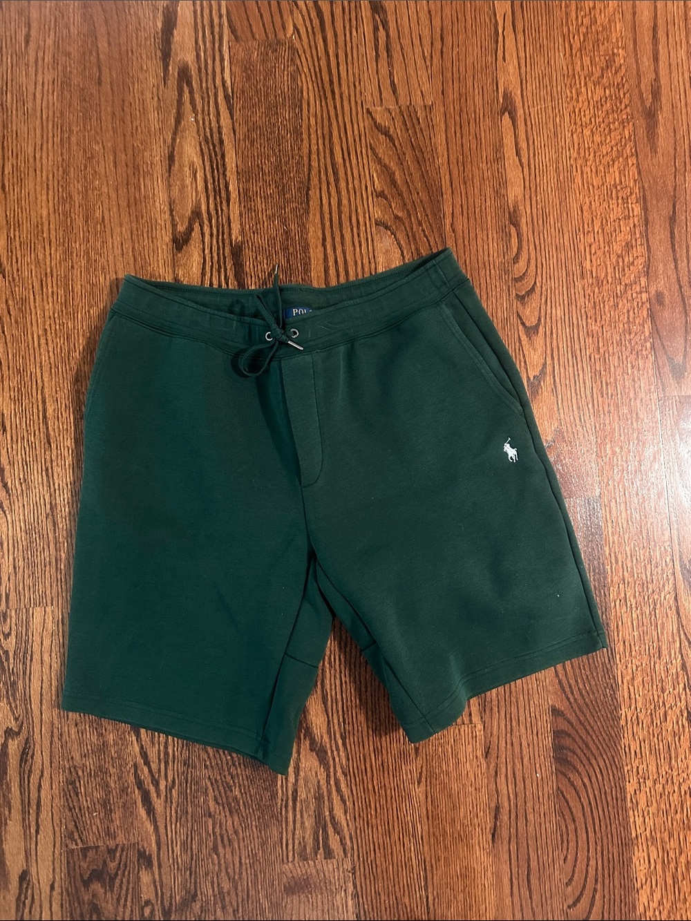 Polo by Ralph Lauren Dark Green Knit Drawstring Athletic Shorts